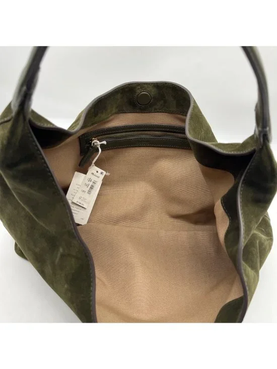 Madewell the Mylie Green Suede Shoulder Bag - Picture 10 of 10